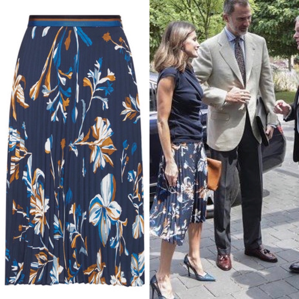 Hugo Boss Viplisa Skirt as worn by Queen Letizia - Picture 1 of 8